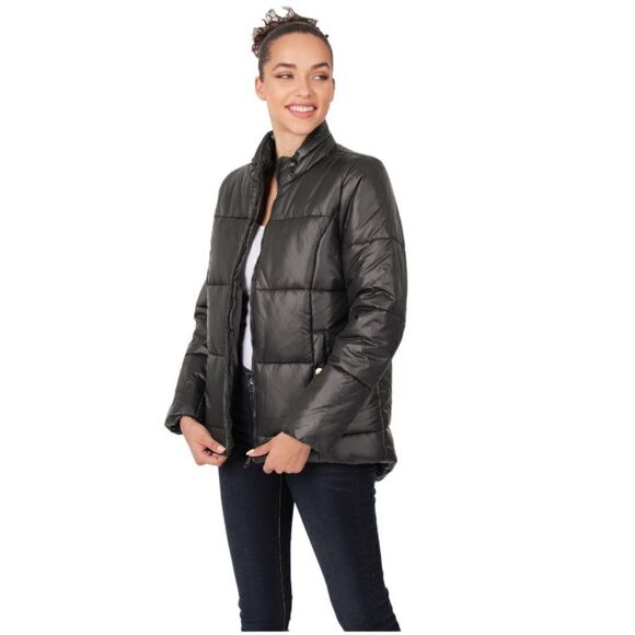 NWT PUFFER JACKET WITH POCKETS Black - Picture 1 of 4